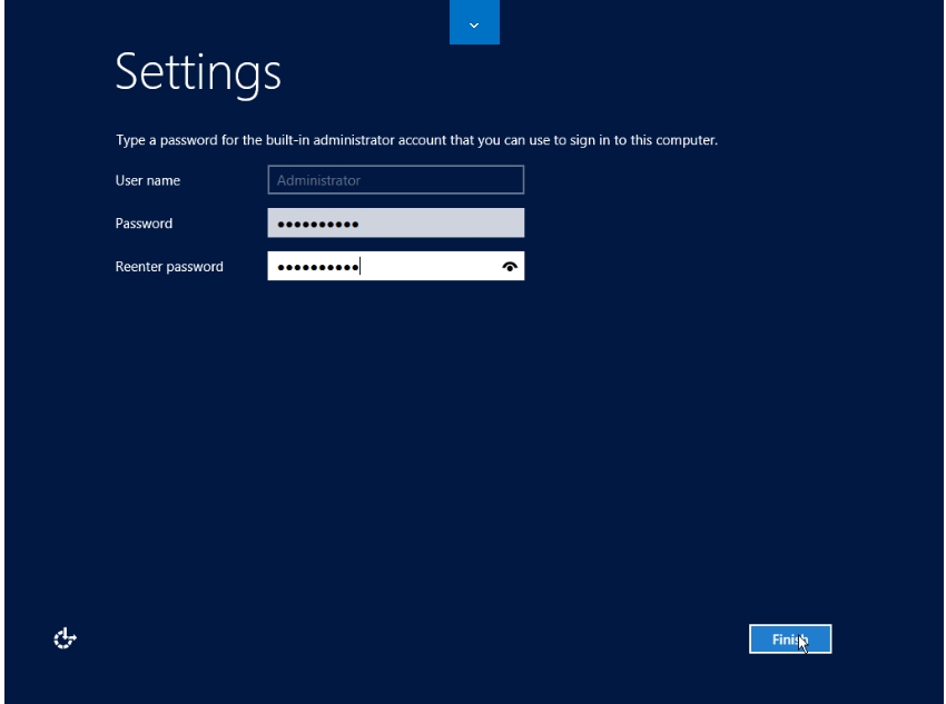 Microsoft Windows Server 2012 Setup Keyboard